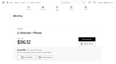 myatt.att.com|pay my att bill online one time.